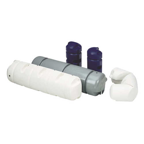 PLASTIMO Bumper 3/4, standard, weiss,18x40cm