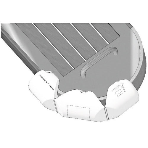PLASTIMO Bumper anpassbar, weiss, 18x80cm
