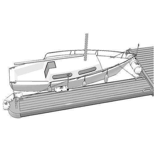 PLASTIMO Bumper anpassbar, weiss, 18x80cm