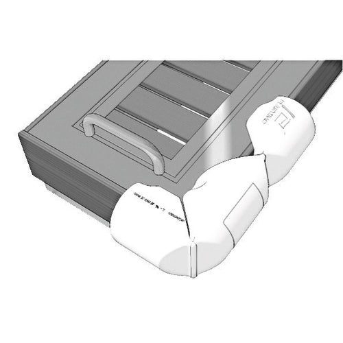 PLASTIMO Bumper anpassbar, weiss, 18x80cm