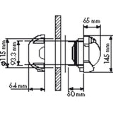PLASTIMO CONTEST 130 SCHWARZ SCHOTMONTAGE  Z/A