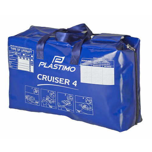 PLASTIMO Cruiser ORC Rettungsinsel, 4 Pers., Tas.