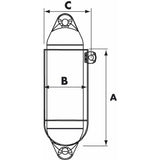 PLASTIMO Fenderkorb Classic 1, für 200mm Fender