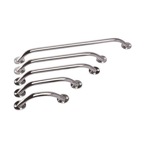 PLASTIMO handrail stainless steel Ø700mm safety handle model XYZ123, black