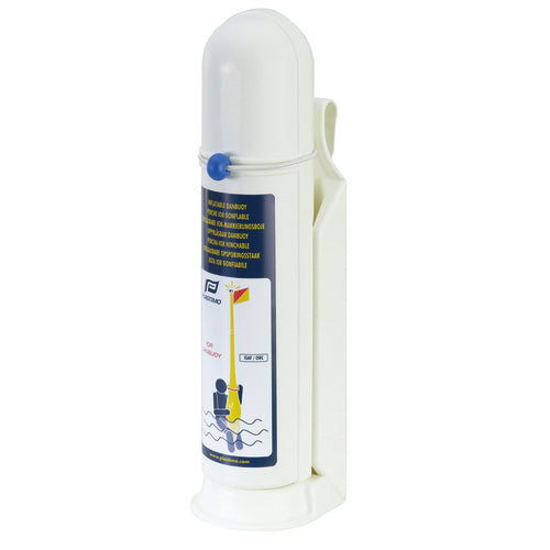 PLASTIMO Aufblasbare Markierungsboje IOR, Sicherheitsboje, Modell XYZ123 Schwarz