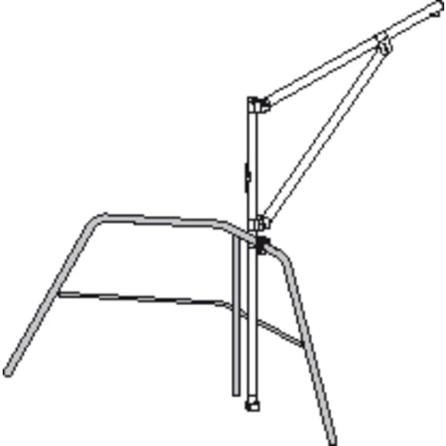 PLASTIMO Lademast klapp- und demontierbar, Masten, sicherheitsgeprüftes Modell XYZ123