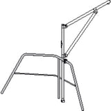 PLASTIMO Lademast klapp- und demontierbar, Masten, sicherheitsgeprüftes Modell XYZ123