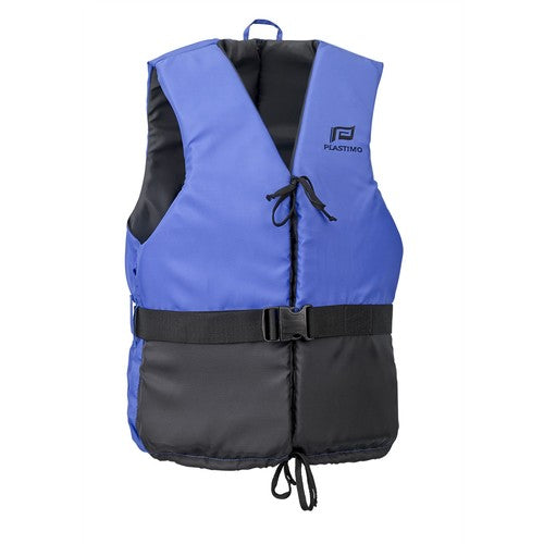 PLASTIMO Schwimmweste Blau/Schwarz, Rettungsweste, 30-50 kg, Modell XYZ123