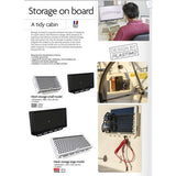 Plastimo Storage Organizer Mesh S, Mesh bag robust UV-protected, Easy to attach Boat accessories