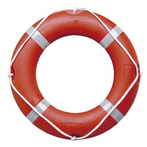 Plastimo Rettungsring – 75 Cm Durchmesser, Rot/weiß, SOLAS-zugelassen