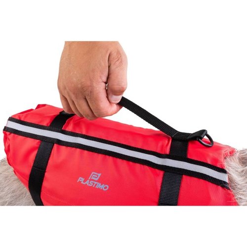 Plastimo Rettungsweste Hund XL, schwimmfähige Sicherheitsweste, Schnellverschlüsse & Reflektoren