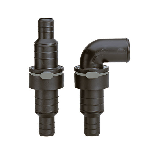 PLASTIMO check valve 25/38 mm, backflow preventer, new model XYZ123, black