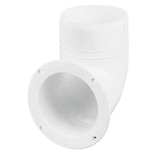 Plastimo Schlauchanschluss Gebogen Durchmesser 4 Zoll, Schlauchadapter, Modell XYZ123, Farbe Schwarz
