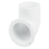Plastimo Schlauchanschluss Gebogen Durchmesser 4 Zoll, Schlauchadapter, Modell XYZ123, Farbe Schwarz