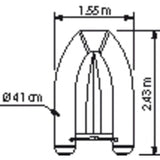 PLASTIMO Schlauchboot MX-240 FOLD RIB grau