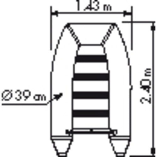 Plastimo Schlauchboot Optimale Raumnutzung, Schlauchboot, Innovatives Design