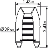 Plastimo Schlauchboot Optimale Raumnutzung, Schlauchboot, Innovatives Design
