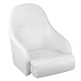 PLASTIMO SITZ MIT KLAPP. RUECKENLEHNE WEISS VINYL