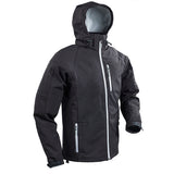 Plastimo Softshell Jacket Breathable, Outdoor Jacket, Water-Repellent with Removable Hood Size S