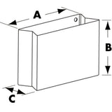 Plastimo rope bag blue dralon 30x20x10cm, canvas bag, robust material