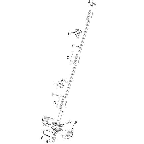 PLASTIMO ZUBEHOER SET ROLLREFFANLAGE S & T SERIE