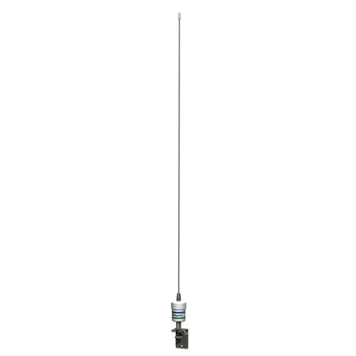 Shakespeare UKW Antenne Edelstahl 3dB 0.9m Segelboot, Funkantenne, L-Edelstahlhalterung
