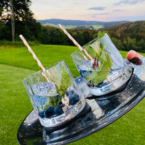 silwy Tumbler-Gläser Kunststoff magnetisch, Trinkglas Set 6er, kratzfest und bruchsicher made in Germany