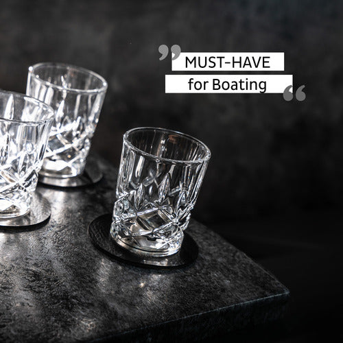 Silwy Magnet-Kristallgläser, Shot Gläser, bruchfest & ästhetisch, Made in Germany, 4er Set
