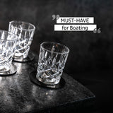 Silwy Magnet-Kristallgläser, Shot Gläser, bruchfest & ästhetisch, Made in Germany, 4er Set