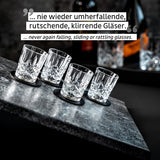 Silwy Magnet-Kristallgläser, Shot Gläser, bruchfest & ästhetisch, Made in Germany, 4er Set