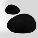 Silwy Platzset klein Lederbeschichtung, Metall-Nano-Gel-Unterlage, sichere Standfestigkeit für Magnetgläser