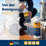 awn Teak Öl, natürliche Holzpflege mit UV-Schutz, wasser- und salzwasserbeständig, 500 ml