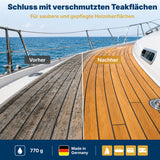awn Teak Reiniger und Aufheller, intensive Reinigung für Teak- und Holzoberflächen, 770 g