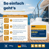 awn Teak Reiniger und Aufheller, intensive Reinigung für Teak- und Holzoberflächen, 770 g