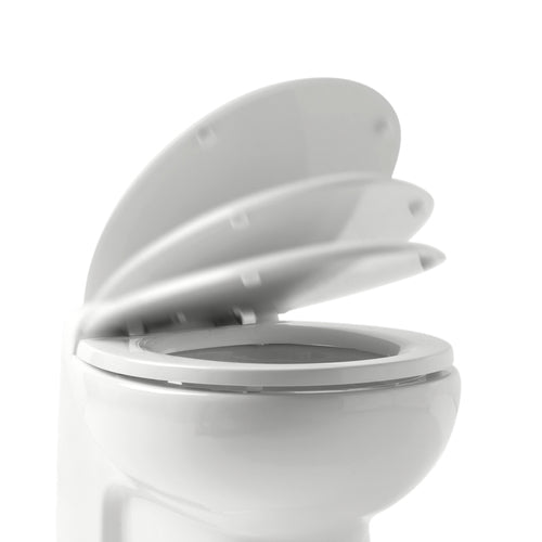 Tecma Toilette Elegance 2G 24V, Keramik Italienische Toilette, Kompakte Größe für engen Raum