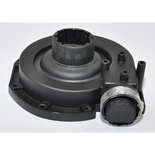 Tecma Pumpengehäuse mit Rückschlagventil, Wasserpumpengehäuse, Modell XYZ123 Schwarz