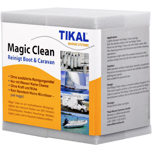 Tikal Reinigungsradierer Magic Clean 4 Pads 12x6,5x4 cm, Fleckenentferner, Ohne Chemie oder Reinigungsmittel