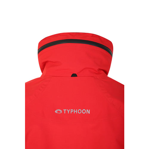Typhoon Jacke Coastal Rot XL, Segeljacke, Ideal für Küstensegeln und Motorbootfahren