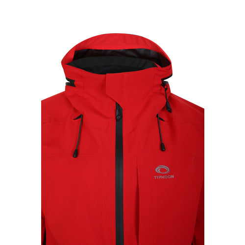 Typhoon Jacke Coastal Rot XL, Segeljacke, Ideal für Küstensegeln und Motorbootfahren