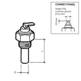 Veratron Öltemperatursensor 200°C M10, Temperatursensor, Schwarz 1.5 kg Modell XYZ123