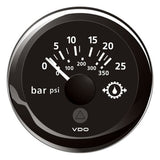 Veratron Druckanzeige Schwarz Bar, Druckmesser, Modell XYZ123