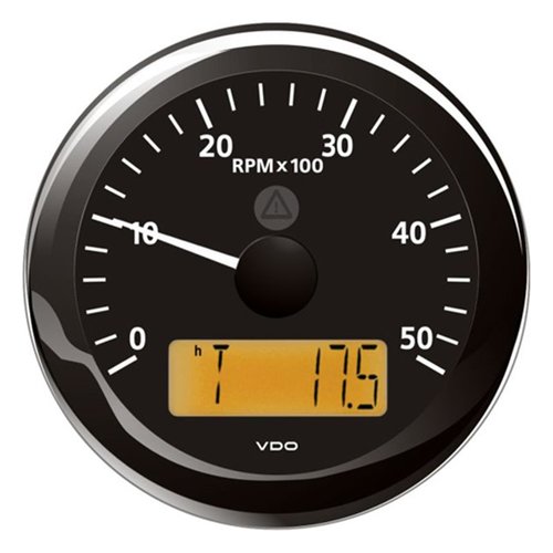 Veratron Tachometer LCD Schwarz, Tachometer-Instrument, RP Aftermarket-Modell XYZ123