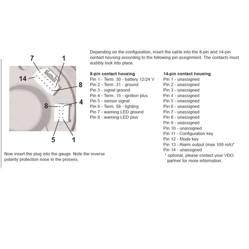 Veratron speedometer LCD, tachometer, new model RP Black