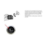 Veratron Tank Level Indikator VDO VL Aftermarket, Kraftstoffanzeige, Modell XYZ123, Schwarz