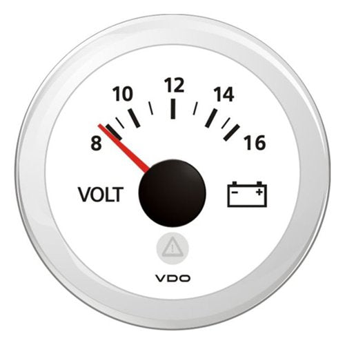 Veratron VDO Voltmeter Schwarz, Spannungsmesser, Modell XYZ123