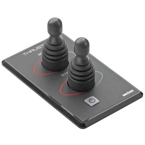 Vetus Bedienpaneel Bugschrauben, Joysticksteuerung 12/24V, wasserdicht & sicherheitsgeschützt