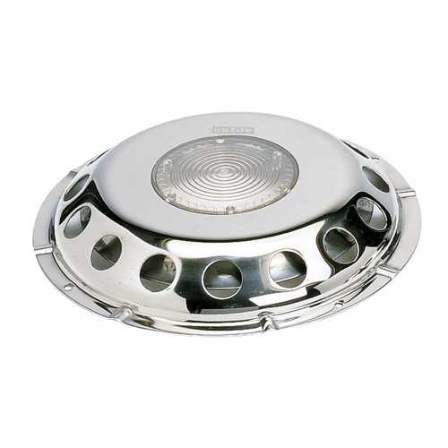 Vetus deck fan made of stainless steel, translucent, permanent ventilation, mirror polished