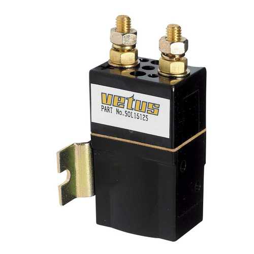 Vetus Relais 12V 1500W, Wechselrelais Elektromotor, IP66 wasserdicht