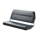 Vetus Sitzbank Komfort Luxus-Doppelsitz, Blue Seat, umklappbare Rückenlehne, Aluminium Scharniere