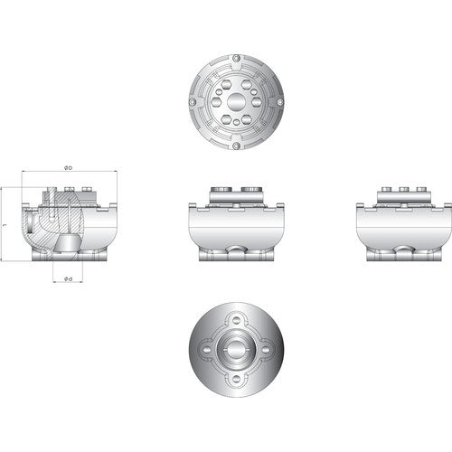 Vetus Kupplung Uniflex13 für 30mm Welle, flexible Propellerwellenkupplung, Exakte und zentrische Montage